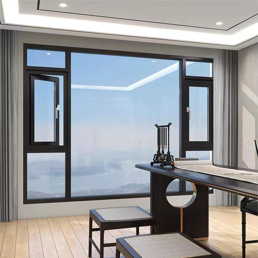 Anti-Theft Aluminum Casement Window Exterior Insulation Windows for Hotel Living Room