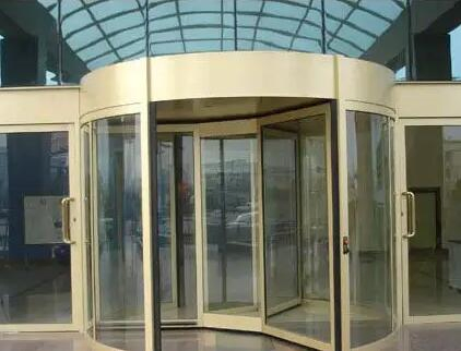 Automatic Commercial Shopfront Double Swing Glass Door Revolving Door