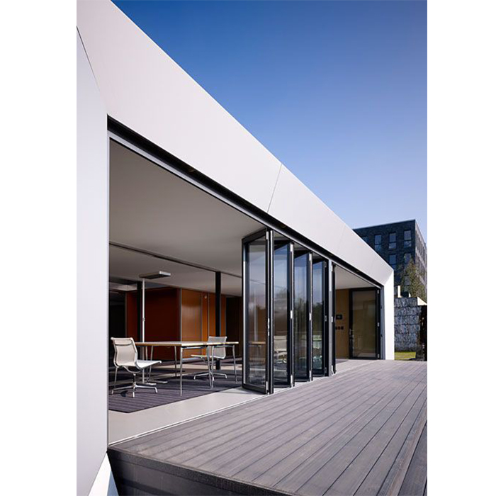 Accessories Sliding Portable Door Aluminium Folding Doors with Double Glazing for Home Shopfront