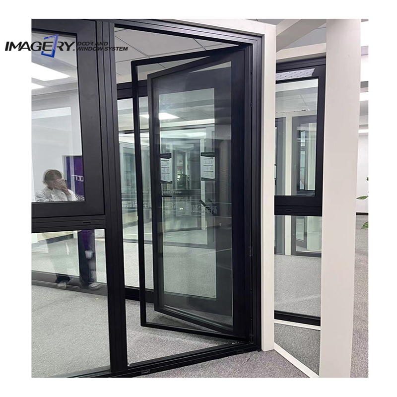 Customizable Sound Proof Aluminium French/Casement/Hinged Door Factory