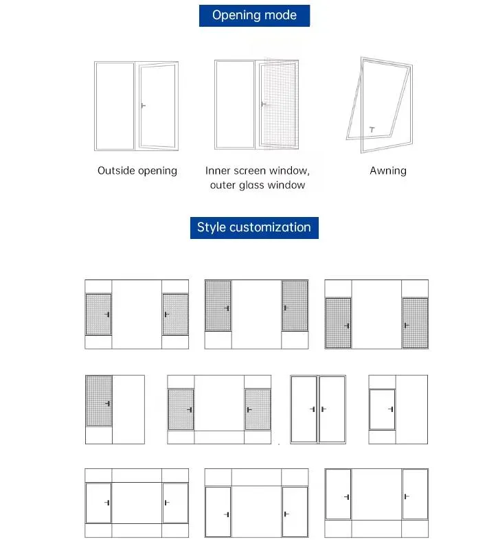 Aluminium Large Fixed Glass