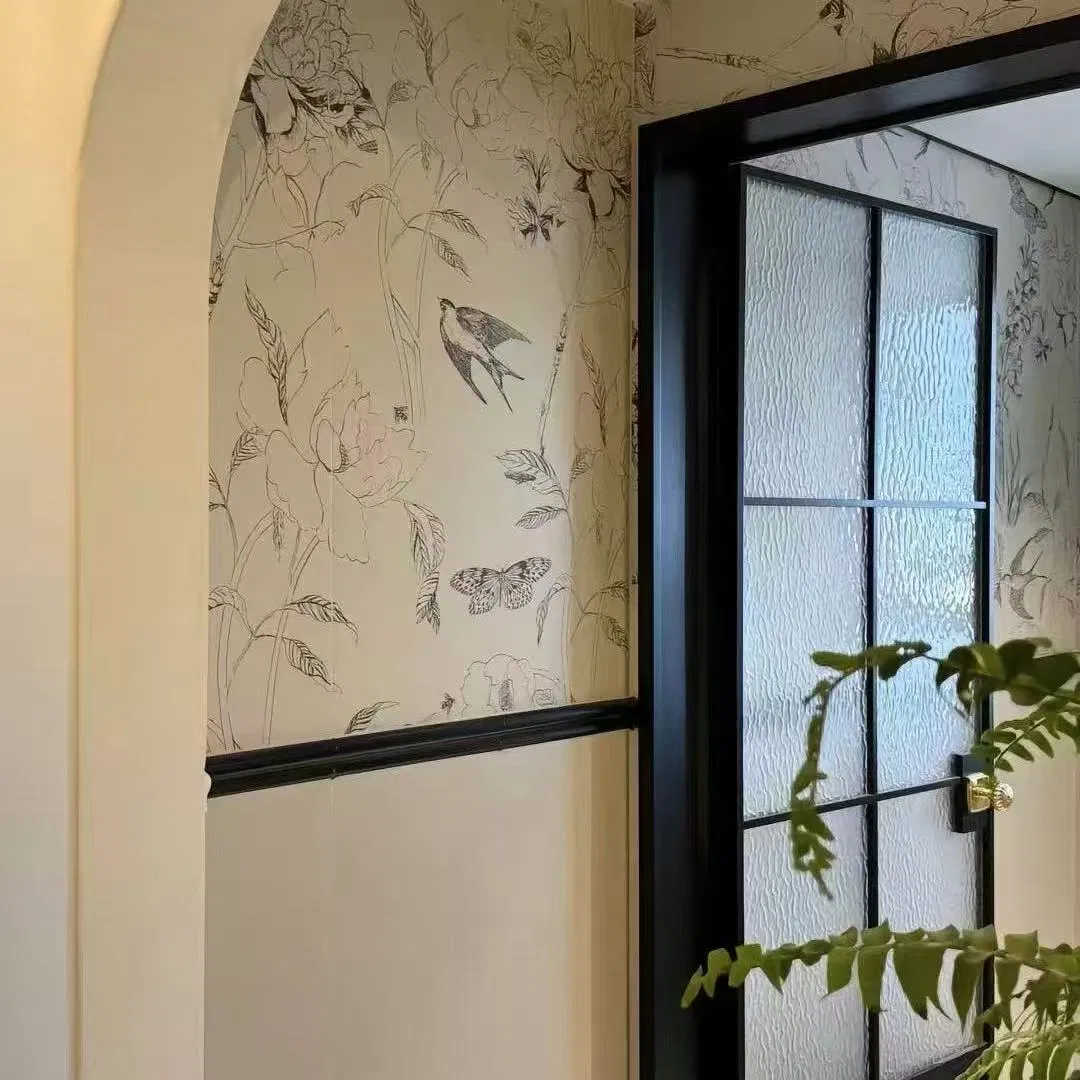 Custom Made Aluminum Swing Door with Powder Coated Profiles