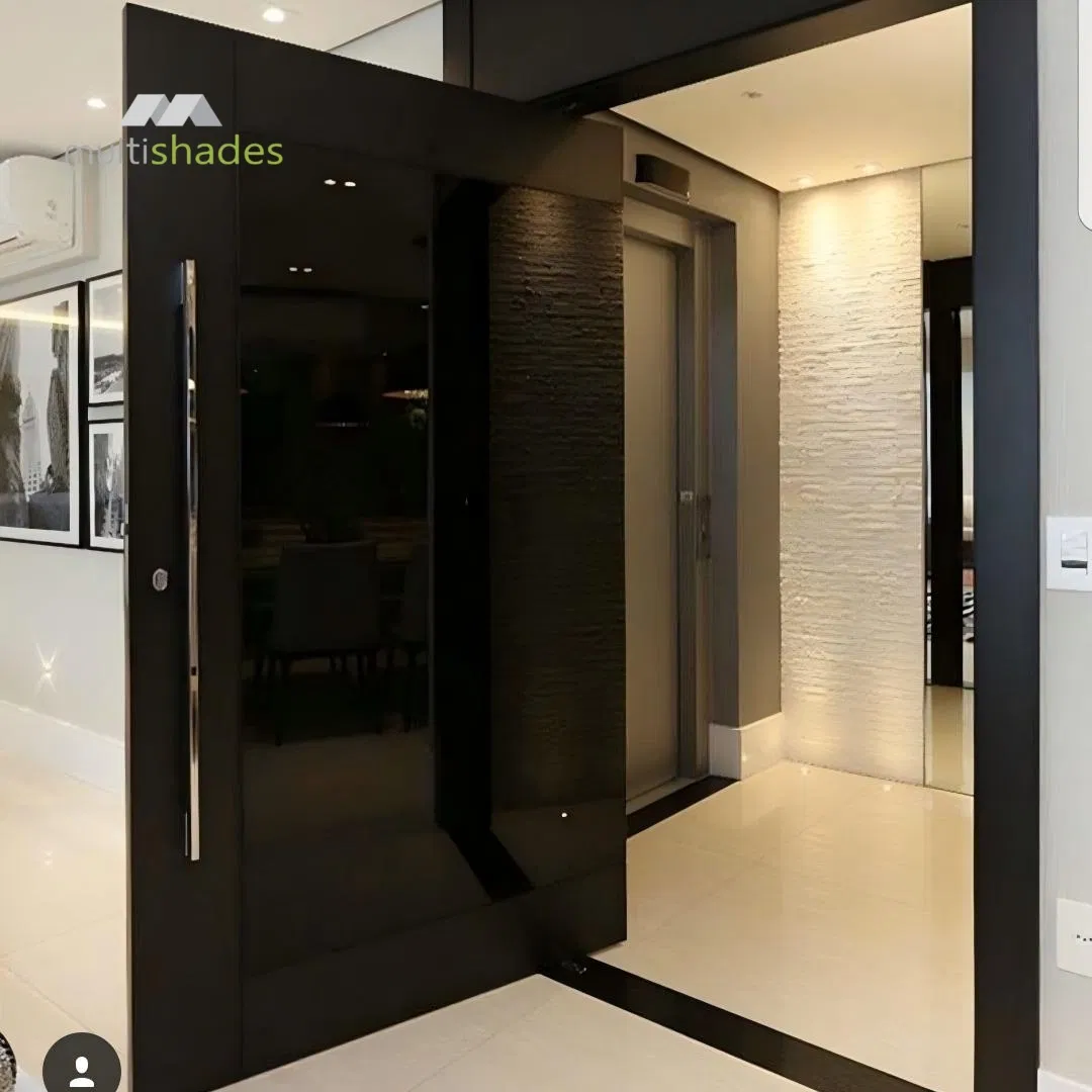 Custom Modern Villa Luxury Aluminum Pivot Entry Door High Quality Profile Security Exterior Main Entrance