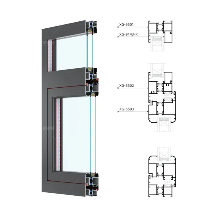 Special Shape Picture Window Angled &amp; Triangle Aluminum Fixed Windows