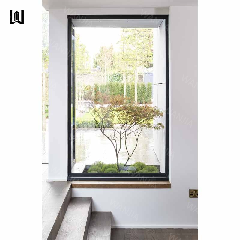 Wanjia Custom Hurricane Impact Modern Aluminum Fixed Double Glazing Picture Windows