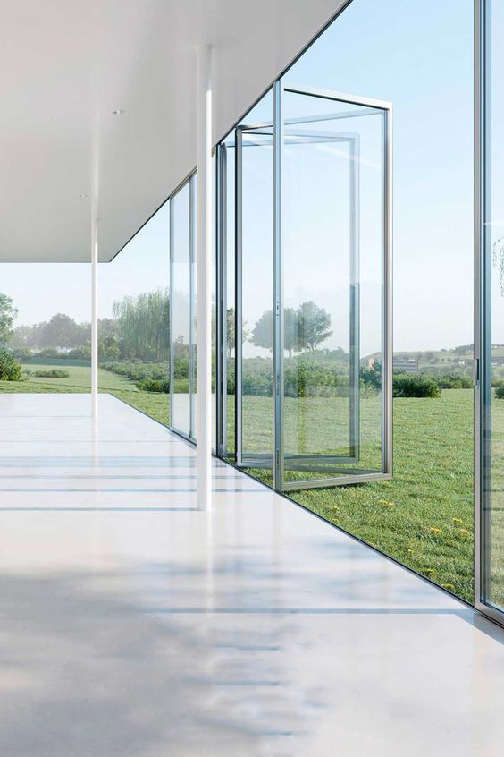 Chinese Newest Product Heat Insulation Storm-Proof Aluminium Door Front Door Interior Glass Door Bifold Doors Aluminum Folding Doors Home Design Decoration