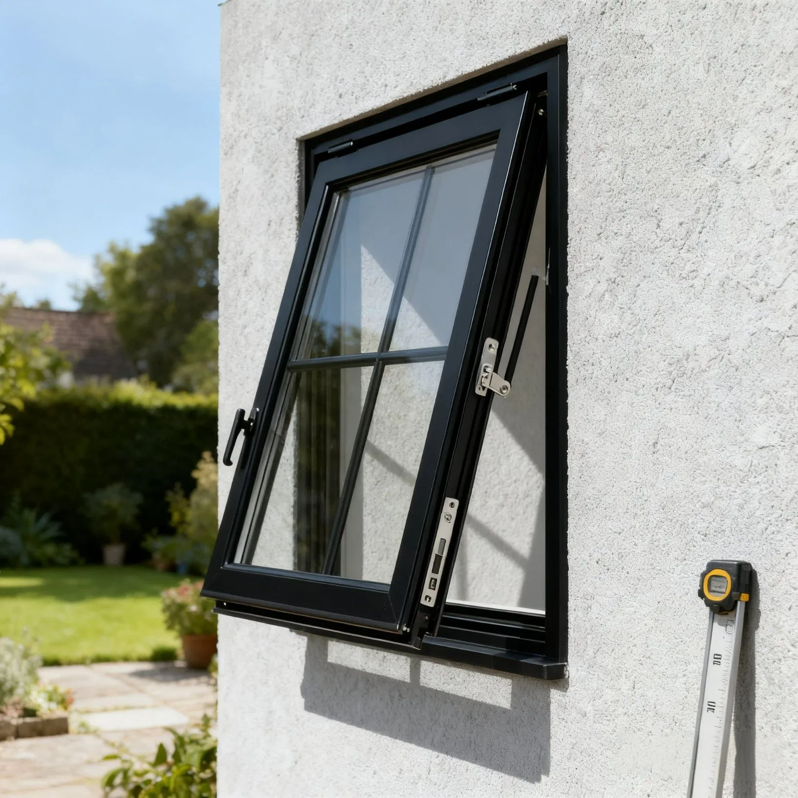 Custom Size Double Glazed Aluminum Outward-Inward Tilt Window