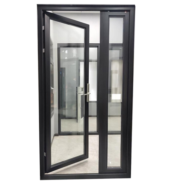 Commercial Exterior Double Aluminum Tempered Glass Swing Door