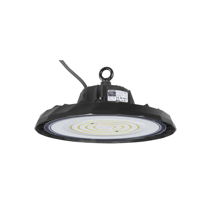 High Lumen Smart Warehouse Motion Sensor Dimmable 100W 150W 200W Industrial LED UFO High Bay Light with Phillips Driver