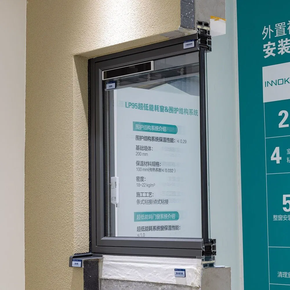 High-Quality Beautiful Passive Aluminum Metal Sliding System Window