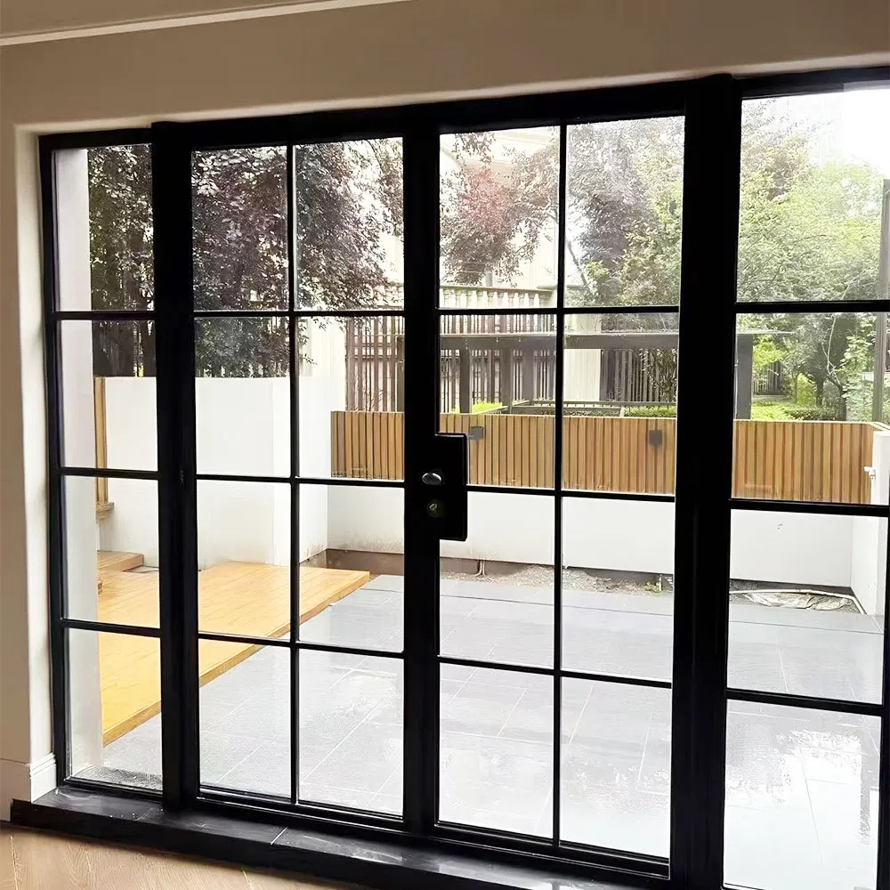 Custom Size Soundproof Aluminum Sliding Window Door for Living Room Balcony Patio