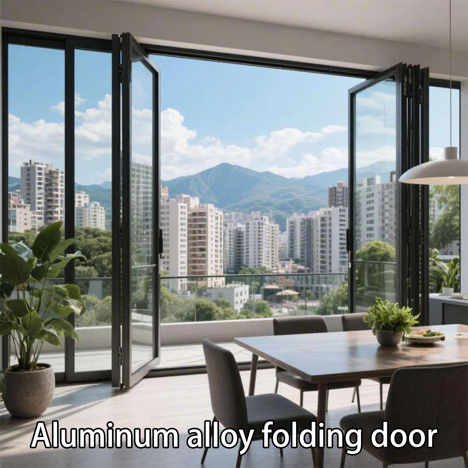 Custom Folding Door, Aluminum Alloy Folding Door, Outdoor Door Customizable Small Batch