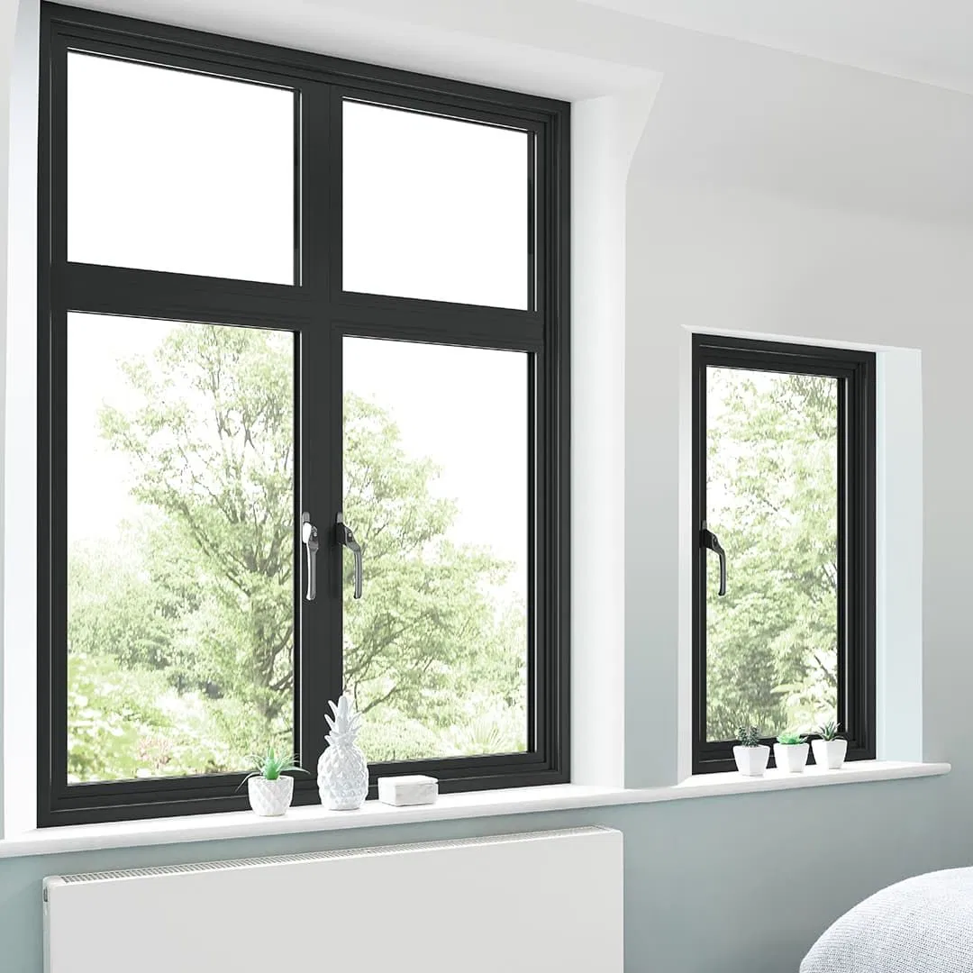 Factory Sliding Glass Aluminium Windows and Doors Casement Metal Sunroom Casement Aluminum Window