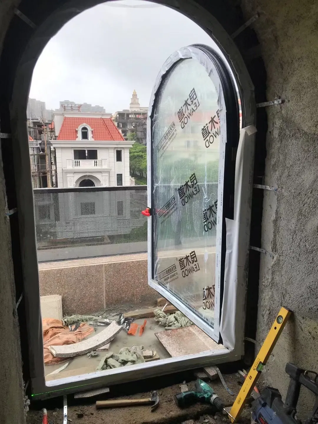 Thermal Break Aluminum Round Window with Custom Sizes Shapes for Architectural Design