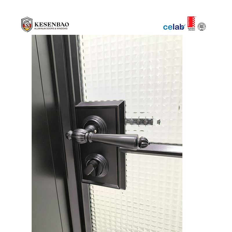 Commercial Kitchen Swinging Doors Thermal Break Aluminum Exterior French Doors Casement Door