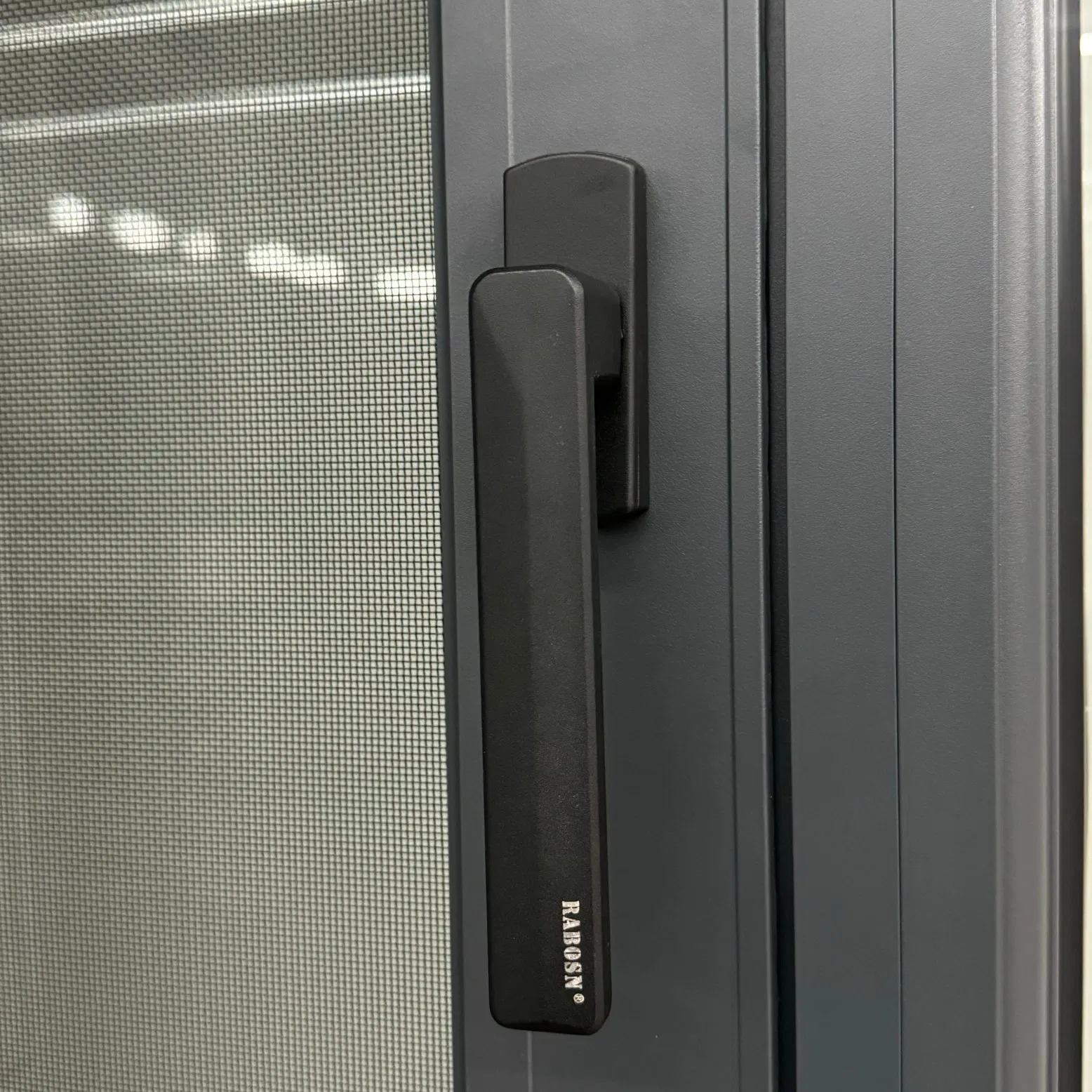 Soundproof Grey/Black Custom Color Size Casement Aluminum Frame Window with Heat Insulated