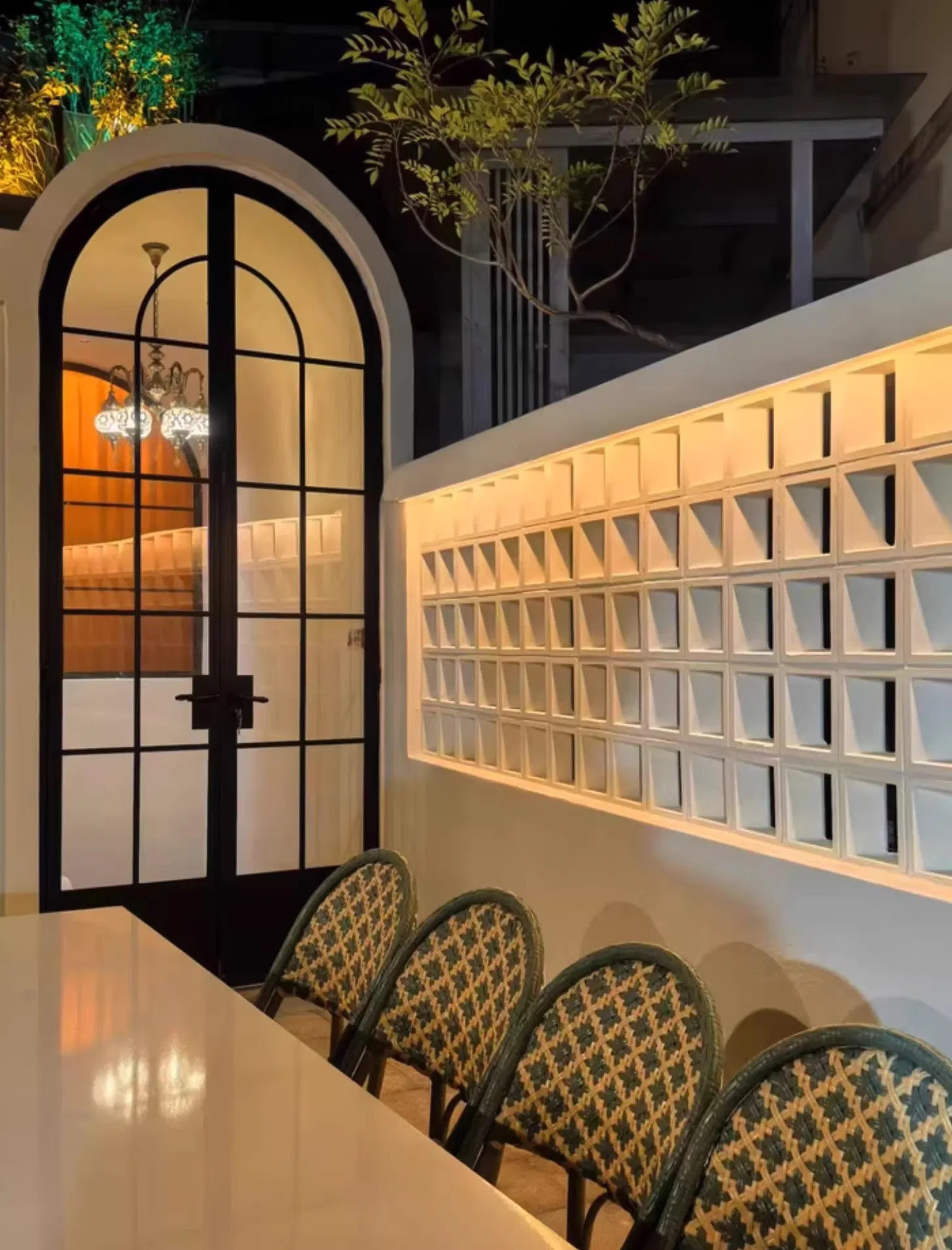 Arched Top Crittall Style Industrial Chic Style Internal Glazed Door for Shopfront