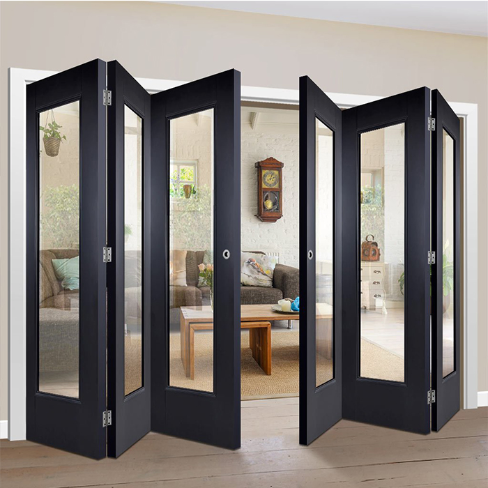 Best Design Hardware Certified Aluminum Frame Bi-Folding Patio Door for Home Shopfront