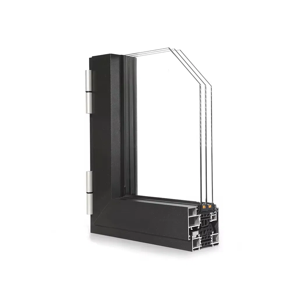 Elegant Alloy Frame Thermal-Break Metal Aluminum Casement Window with Custom Sizes/Colors