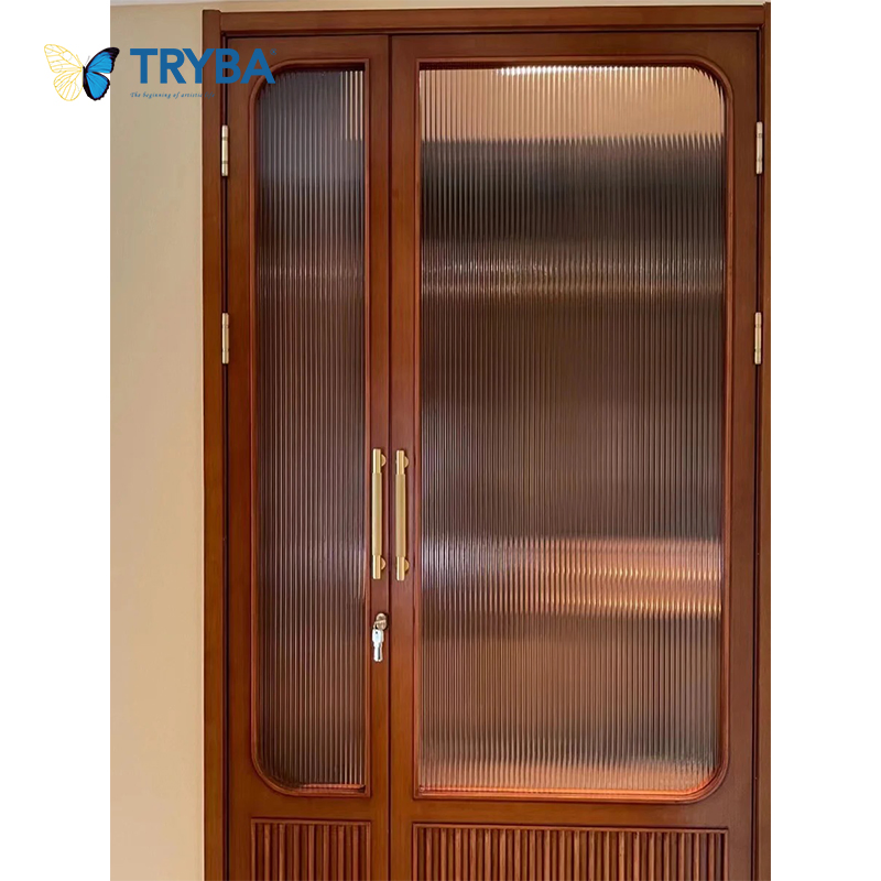 Double Glazed Soundproof Exterior Aluminum Casement Door
