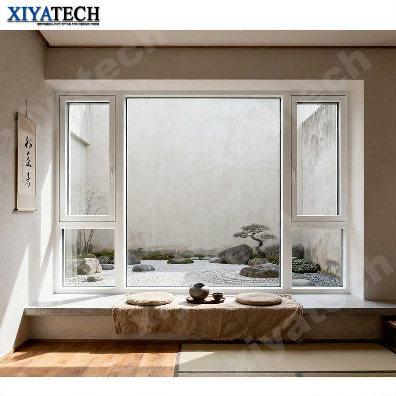 Nfrc Big View Custom Aluminum Fixed Glass Picture Sound Proof Panoramic Windows