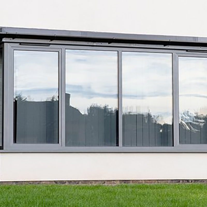 Manufacture Minimalist Finished Custom Size Aluminum Glass Double Hung Roof UPVC Window