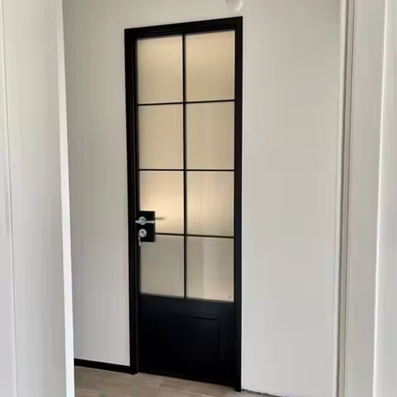 Budget-Friendly Aluminum Alloy Frosted Glass Bathroom Door French Casement Door