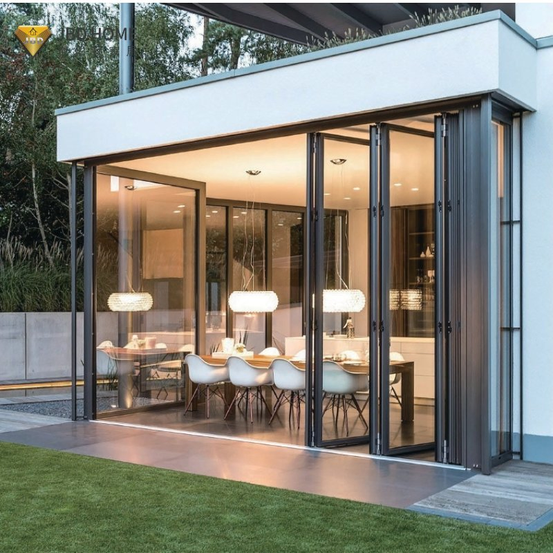 Premium Aluminum Accordion Folding Doors for Internal and External Use