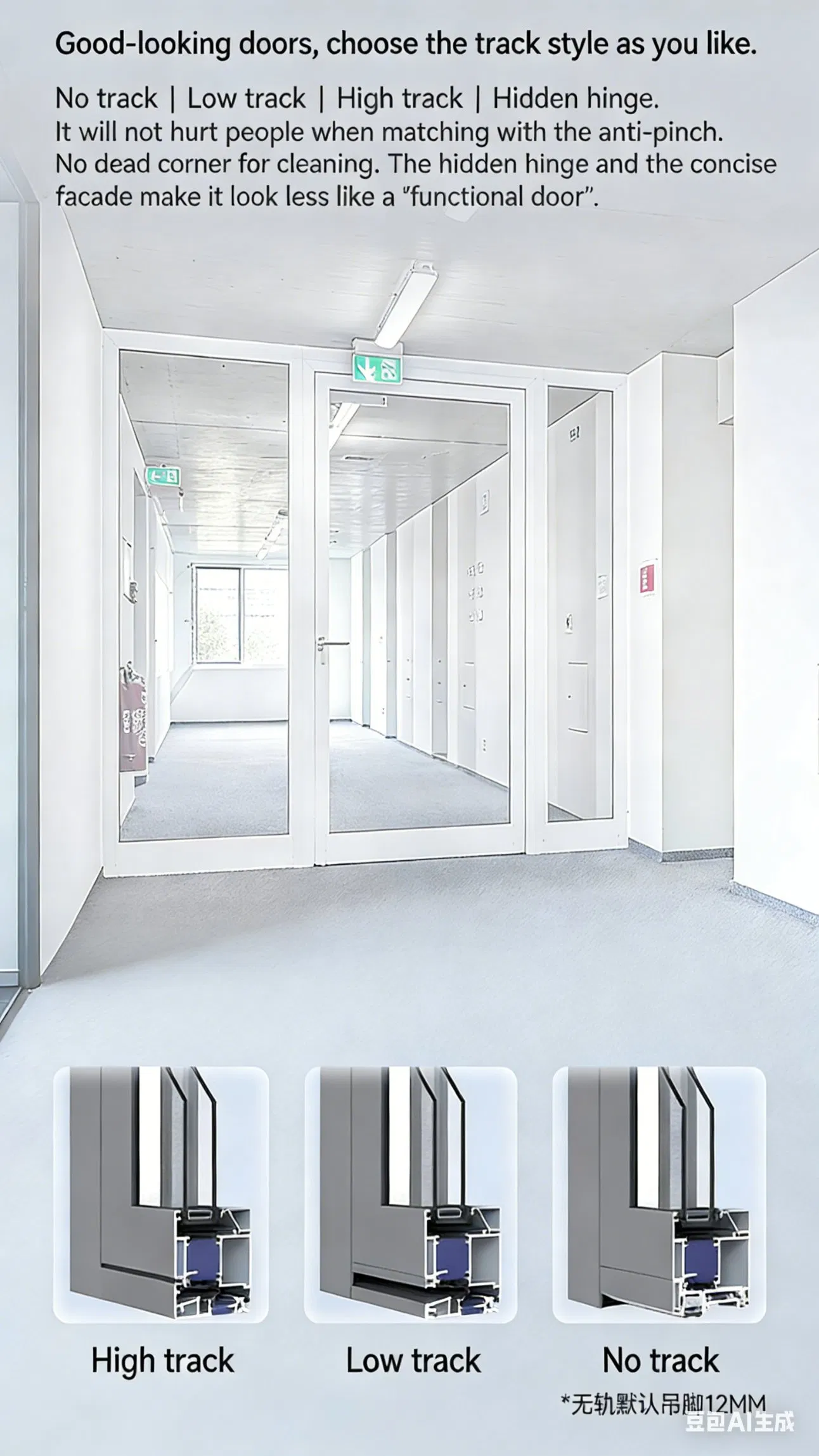 China Wholesale Price Premium Thermal Break Aluminum Balcony Door in Provencal Style