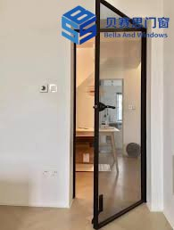 20+ Years Chinese Factory Outlet Triple/Double Glazing Soundproof Anti-Corrosion Aluminum Alloy Exterior Casement/Hinged Door