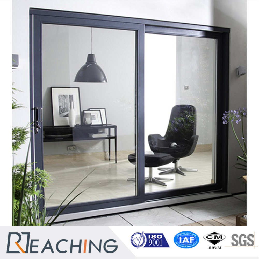 As2047 Australian Style Exterior Door Aluminium Tempered Glass Sliding Doors