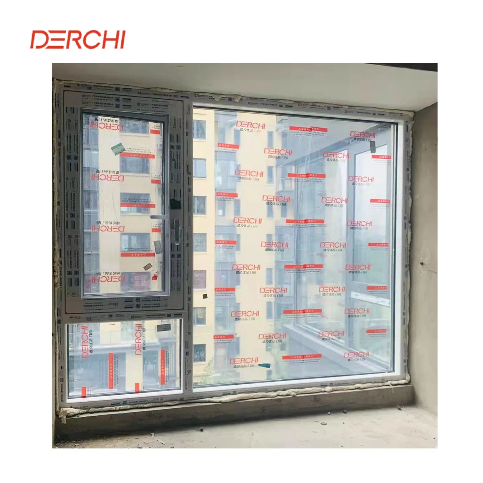 New Design Modern Standard Size Custom Aluminum Frame Swing Bathroom Casement Window Alu Clad Windows