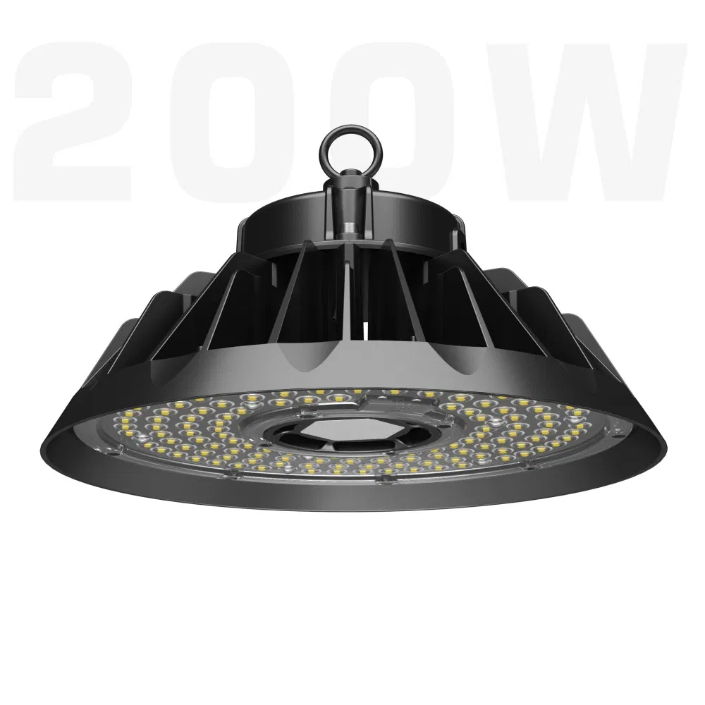 200W 30000lm UFO LED Highbay Lamp High Quality High Quality High Power Flat 220W 200 W Watt UFO LED Light High Bay for Industry Warehouse Exhibition