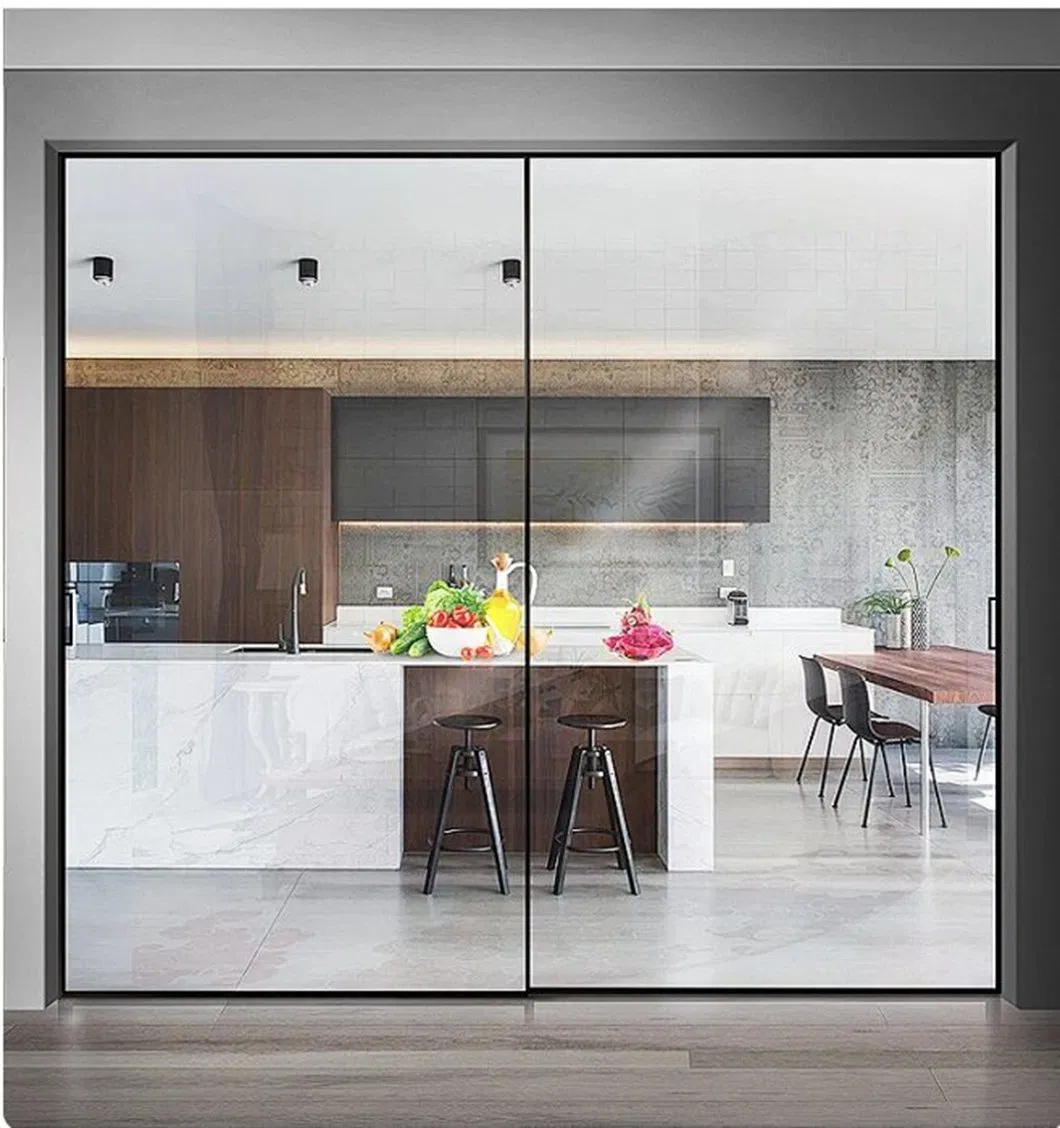 Baiyiyuan Door Chinese Newest Product Heat Insulation Storm-Proof Broken Bridge Door Front Door Interior Glass Door Bifold Doors Aluminum Folding Doors Home De