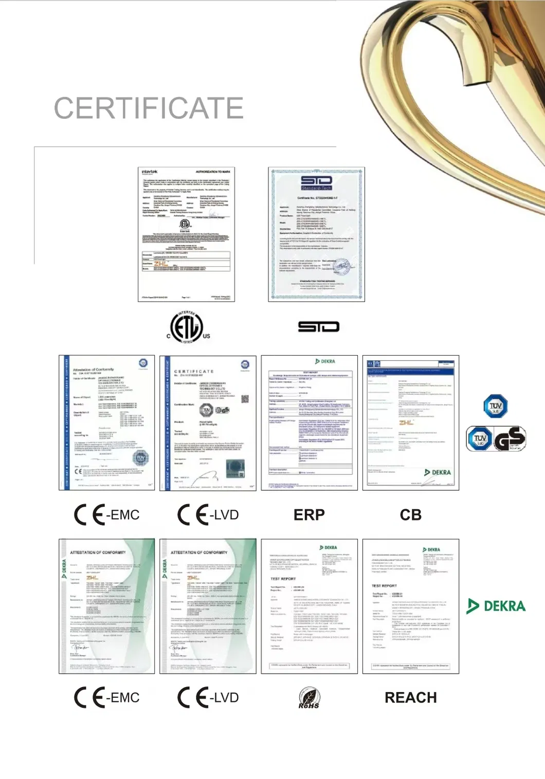 Certification Display