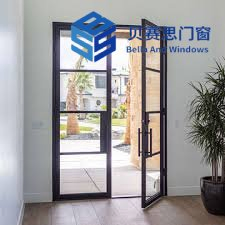 20+ Years Chinese Factory Outlet Triple/Double Glazing Soundproof Anti-Corrosion Aluminum Alloy Exterior Casement/Hinged Door