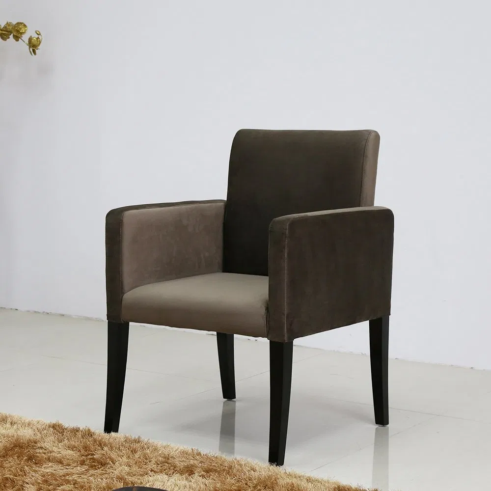 Luxury Grey Velvet Relaxing Lounge Chair Living Room Chair with Golden Legs