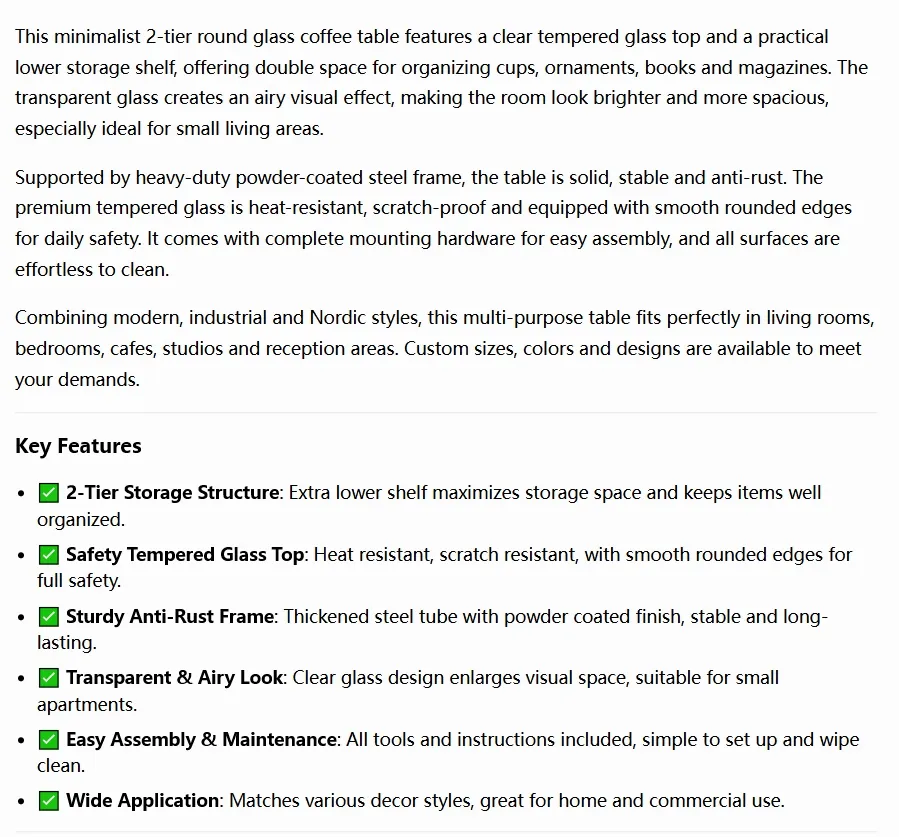 Product Description