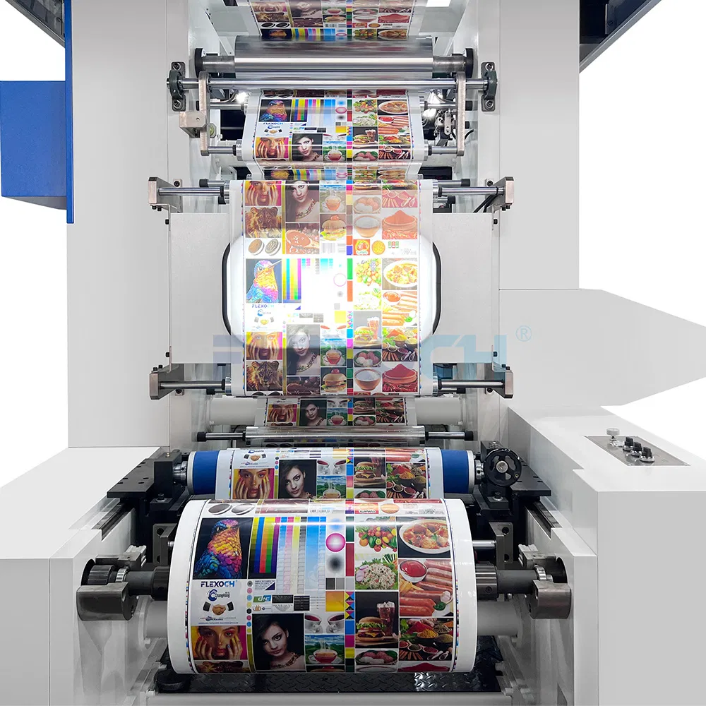 6 Colors Central Drum Ci Flex Printing Machine for Paper Printing