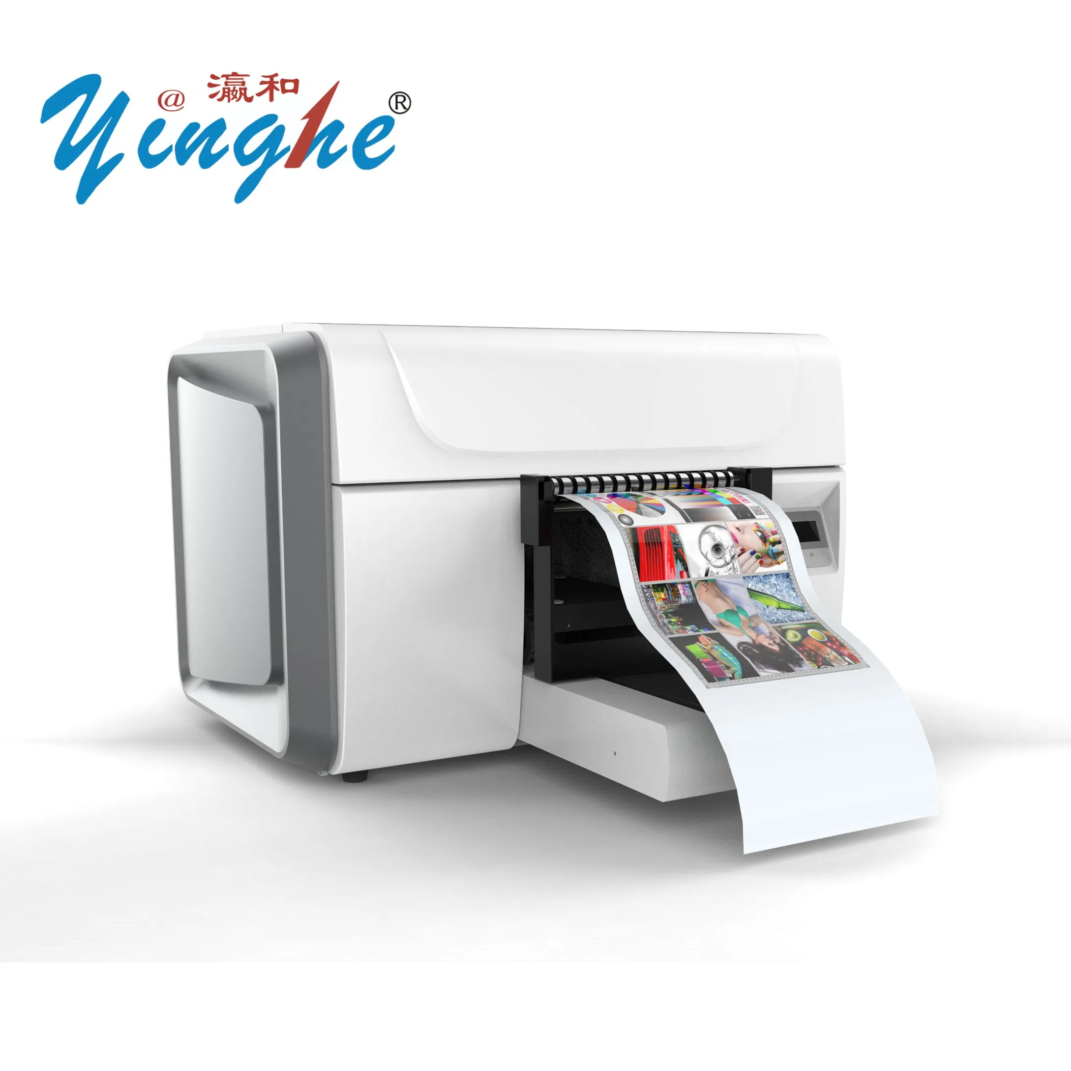 Desktop Small UV Digital Inkjet Printer for PVC Card Phone Case Glass A3 UV LED Flatbed Printing Machine UV Flat Printer with Clamps