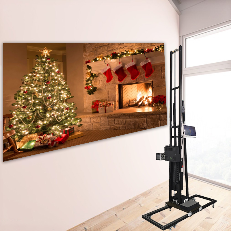 Cost-Effective Digital Varnish UV 3D Wall Printing Machine for Drawing Pictures on Concrete Glass and Ceramic