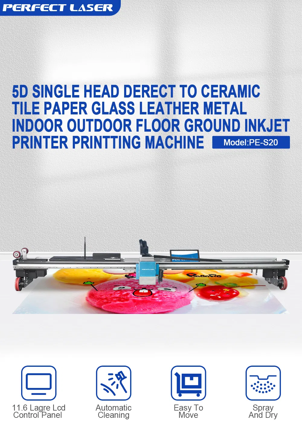 3D UV Floor Printer