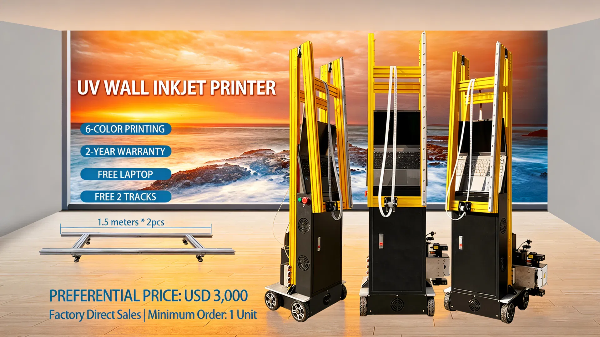 Industrial Wall Printing Machine