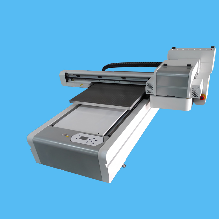 2 Heads 6090 Flatbed UV Glass Bottle Printer