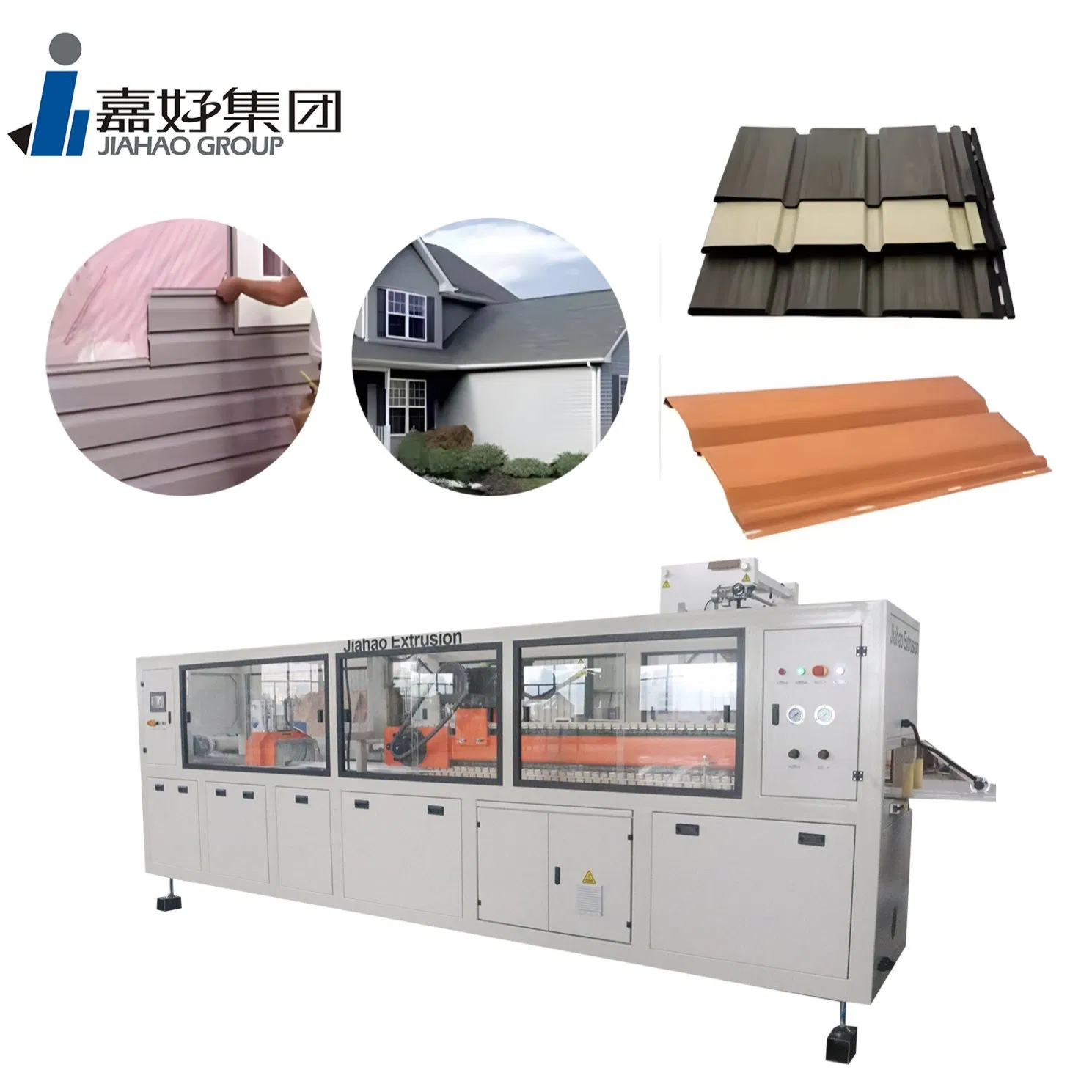 Customizable 3D Wood Grain PVC Siding/Soffit Panel Production Line with Digital Printing