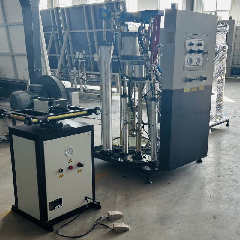 China Nisen2025 Durable Factory Price Insulating Glass Production Line Double Glass Window Door Hollow Glass Silicone Extruding Machine