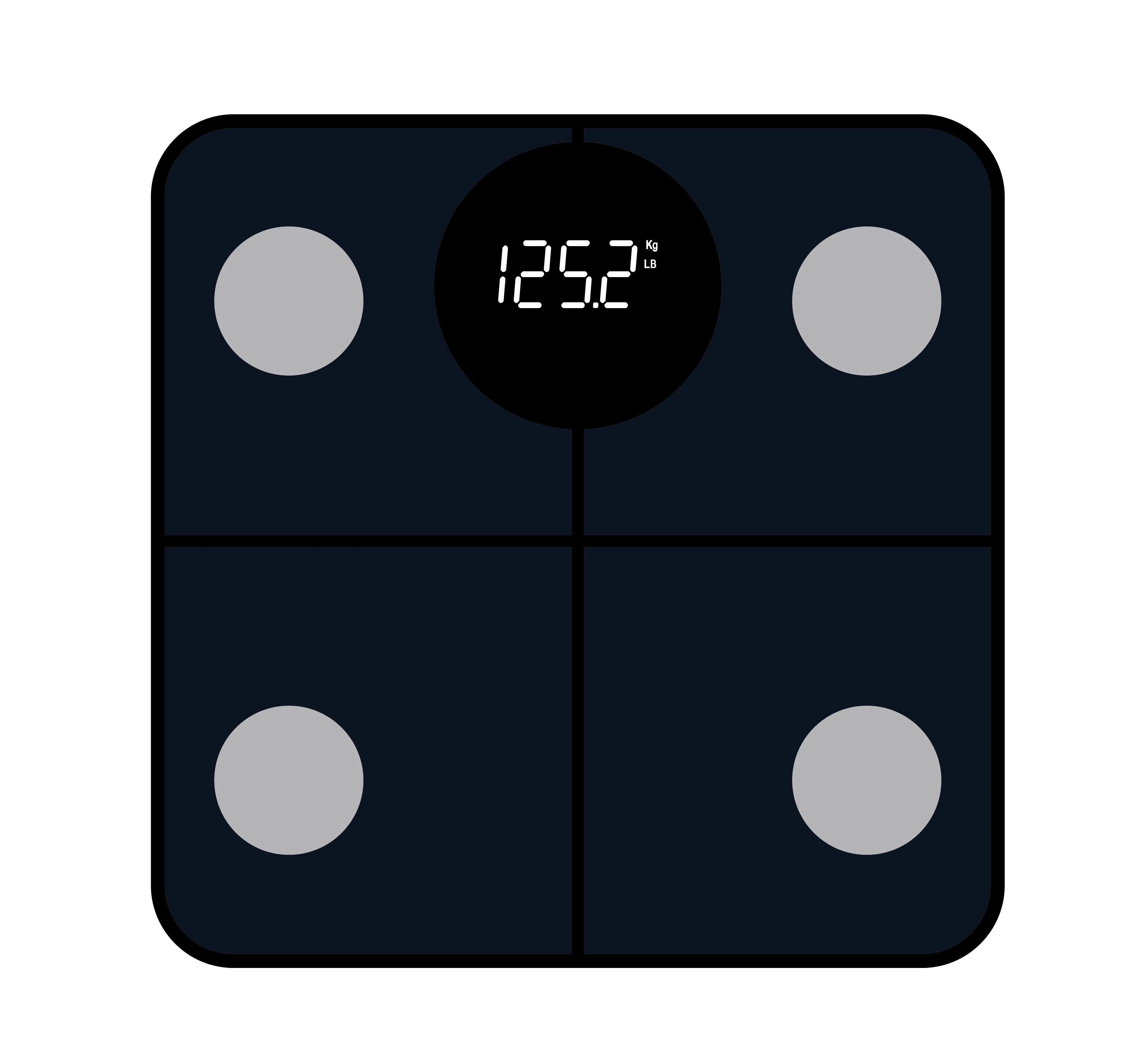 Manual Electronic Battery Digital Body Fat Scale