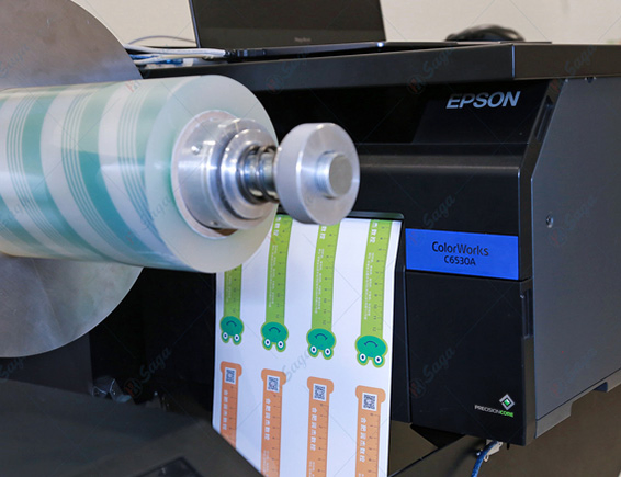 Roll to Roll Digital Label Printing and Cutting Machine