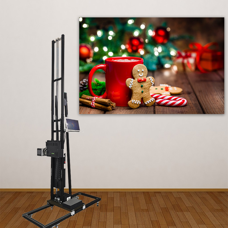 Cost-Effective Digital Varnish UV 3D Wall Printing Machine for Drawing Pictures on Concrete Glass and Ceramic