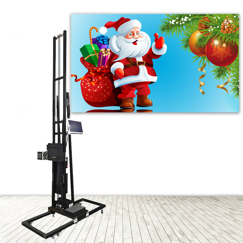 Cost-Effective Digital Varnish UV 3D Wall Printing Machine for Drawing Pictures on Concrete Glass and Ceramic